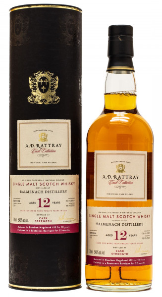 Balmenach 2010/2022 A. D. Rattray Single Malt Scotch Whisky 54,8% vol 0,7L