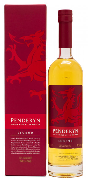 Penderyn Legend Wales Single Malt Whisky 41% vol 0,7 L
