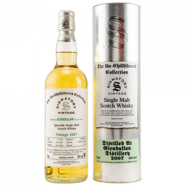 Glendullan 2007/2020 Signatory Vintage Single Malt Whisky 46%vol 0,7L