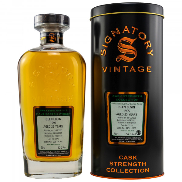Glen Elgin 1995/2021 Signatory Vintage Single Malt Scotch Whisky 52,3% vol 0,7 L