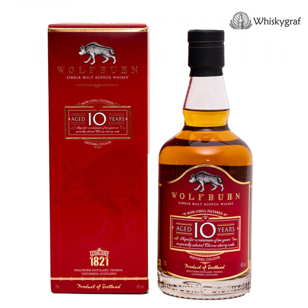 Wolfburn 10 Jahre Single Malt Scotch Whisky 46% vol 0,7L