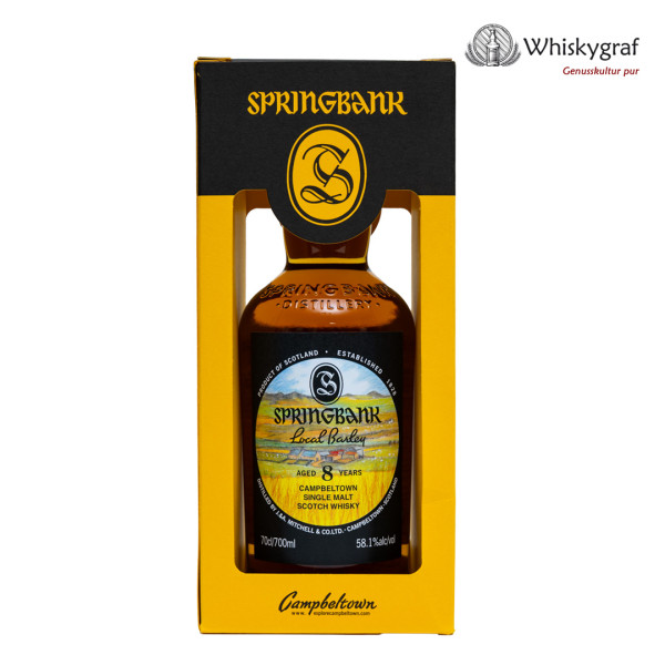 Springbank Local Barley 8 Jahre Edition 2025 Single Malt Scotch Whisky 58,1% vol 0,7L