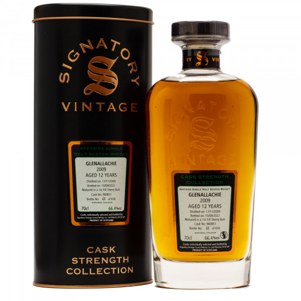 Glenallachie 2009/2022 Signatory Vintage Single Malt Scotch Whisky 66,4% 0,7L