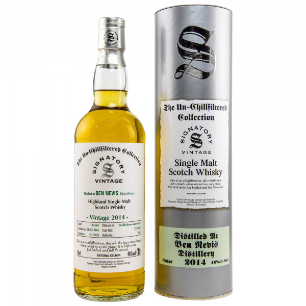 Ben Nevis 2014/2023 Signatory Vintage Single Malt Whisky 46% 0,7L