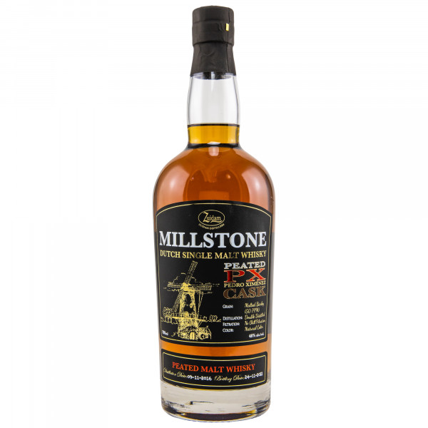 Millstone 2016/2022 Peated PX Sherry Cask Single Malt Whisky 46% 0,7L