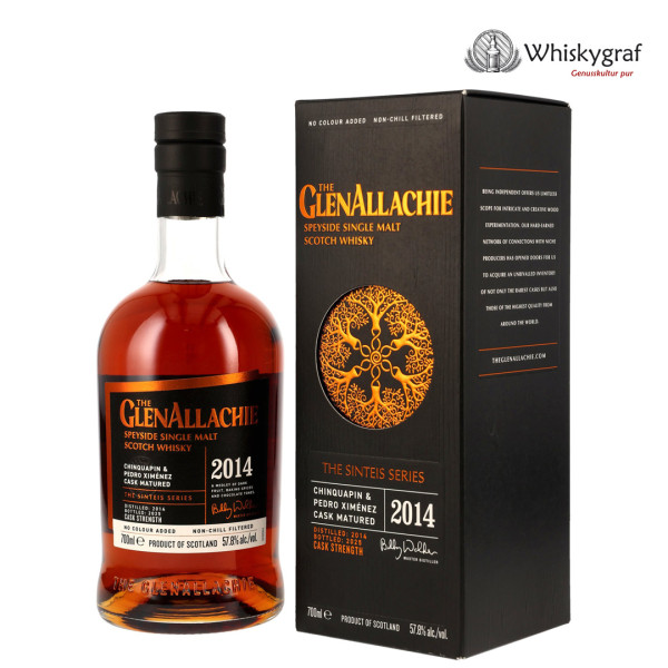 The GlenAllachie 2014/2025 Chinquapin & PX Casks Single Malt Scotch Whisky 57,8% 0,7 L