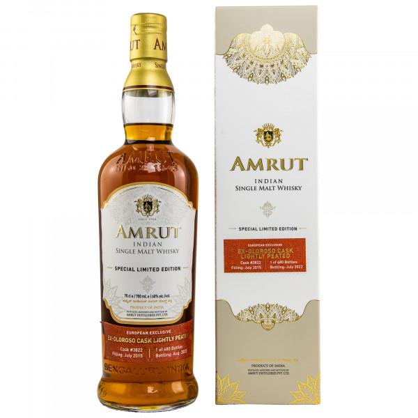 Amrut Oloroso Cask 2015/2022 Indien Single Malt Whisky 60% 0,7L