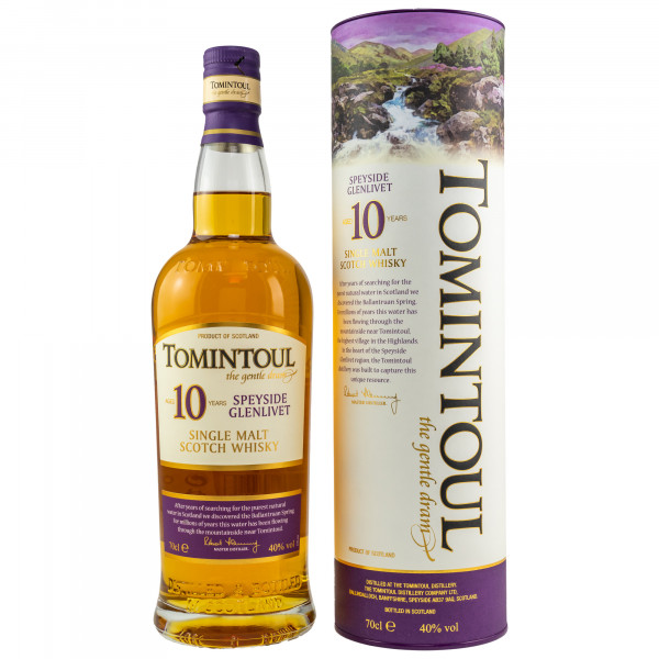 Tomintoul 10 Jahre Single Malt Scotch Whisky 40% 0,7L