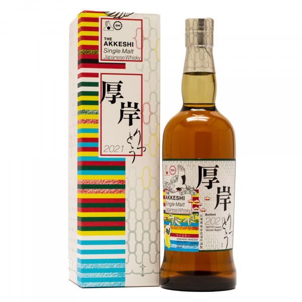 Akkeshi Ritto 2021 Peated Single Malt Japanese Whisky 55% vol 0,7L