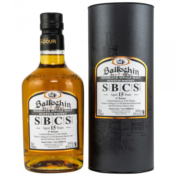 Edradour Ballechin 15 Jahre Batch #2 Single Malt Scotch Whisky 58,9% 0,7L