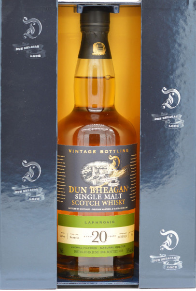 Laphroaig 20 Jahre 1998/2019 Dun Bheagan Scotch Whisky 54,9% vol 0,7 L