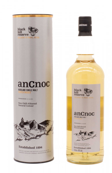 AnCnoc Black Hill Reserve Single Malt Scotch Whisky 46% vol 1 L
