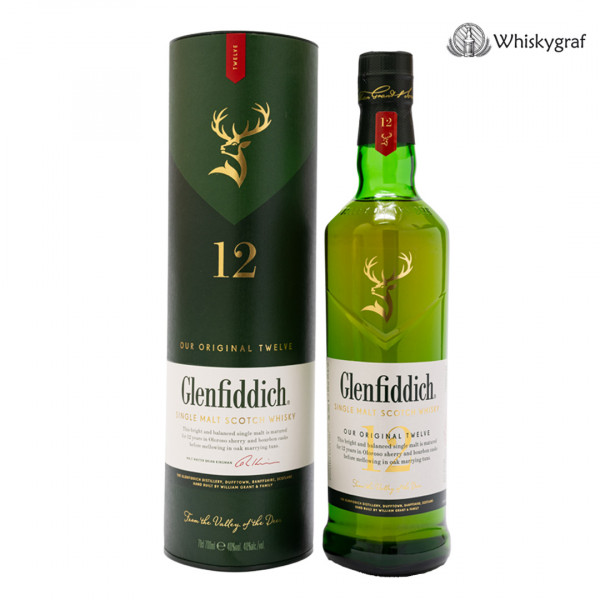 Glenfiddich 12 Jahre Single Malt Scotch Whisky 40% 0,7L