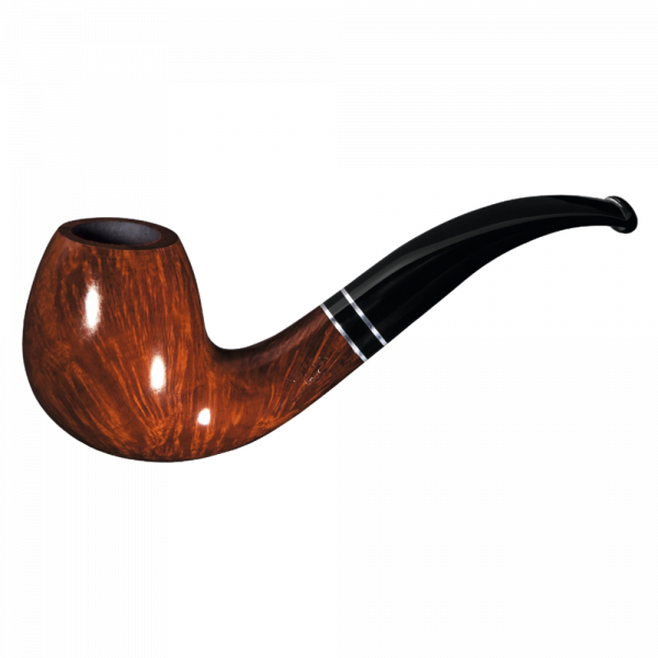VAUEN Pfeife hellbraun glatt Basic 1500 4 Filter 9 mm Pipe Bruyère Holz