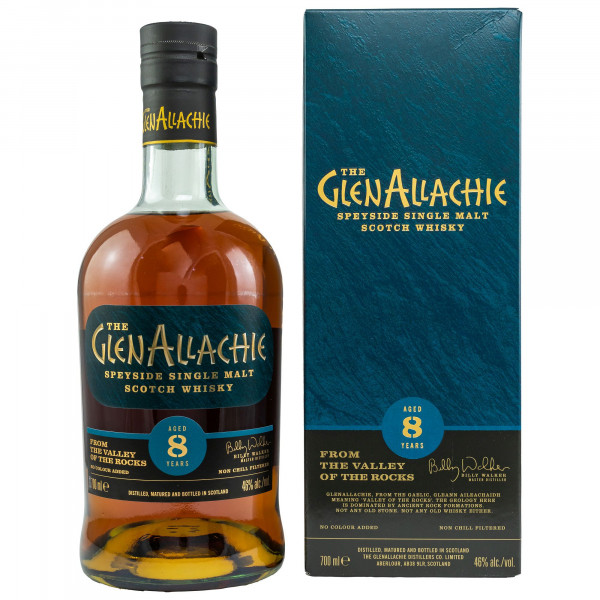 Glenallachie 8 Jahre Speyside Single Malt Scotch Whisky 46% vol 0,7 L