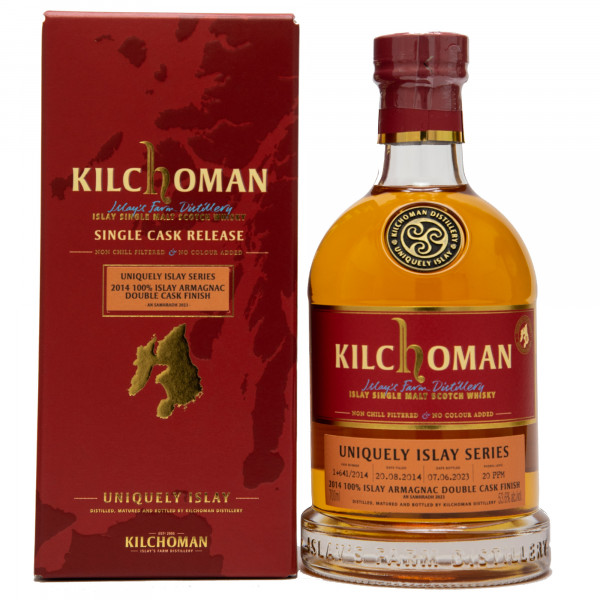 Kilchoman Uniquely Series Armagnac Double Cask Vintage 2014 Single Malt Scotch Whisky