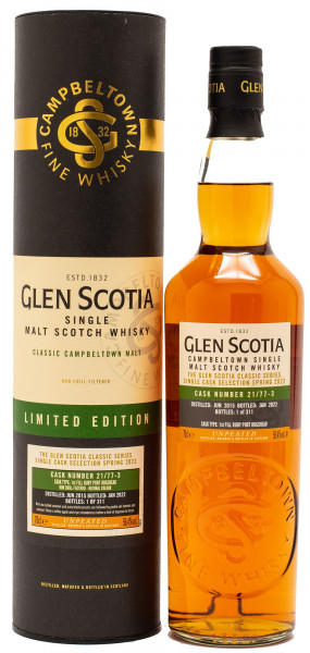 Glen Scotia 2015/2022 Vintage Single Malt Scotch Whisky 56,4% vol 0,7L