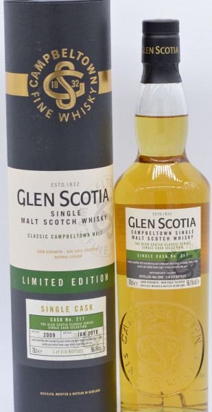 Glen Scotia 2009/2018 Single Malt Scotch Whisky 56,1% vol 0,7 L