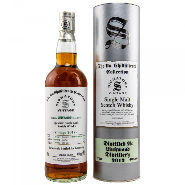 Linkwood 2012/2023 Signatory Vintage Single Malt Scotch Whisky 46% 0,7L