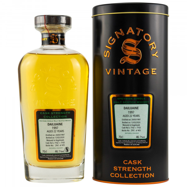 Dailuaine 22 Jahre 1997/2020 Signatory Vintage Single Malt Scotch Whisky 46,1% vol 0,7 L