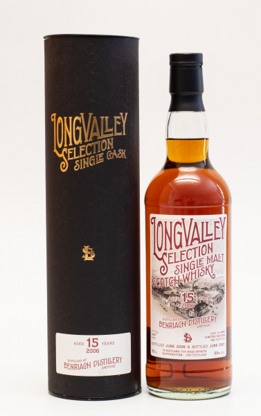 Benriach 2006/2021 - 15 Jahre LongValley Selection Single Malt Whisky 50% vol 0,7 L
