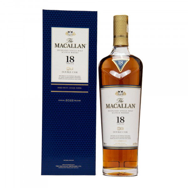 Macallan 18 Jahre Double Cask 2022 Release Single Malt Scotch Whisky 43% 0,7L