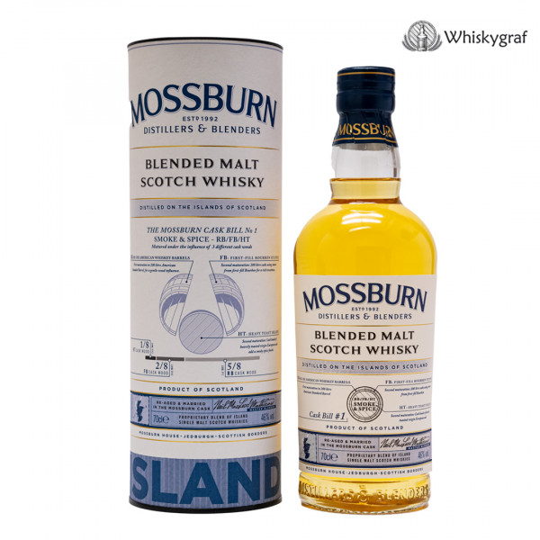 Mossburn Island Blended Malt Scotch Whisky 46% 0,7L