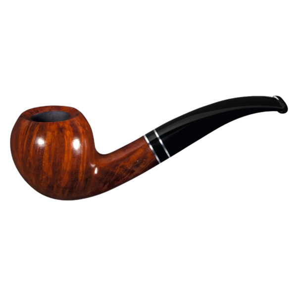 VAUEN Pfeife hellbraun glatt Basic 1500 1 Filter 9 mm Pipe Bruyère Holz