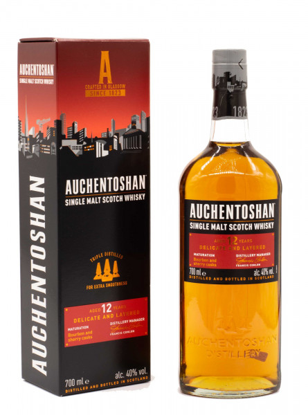 Auchentoshan 12 Jahre Double Cask Single Malt Scotch Whisky 40% vol 0,7 L