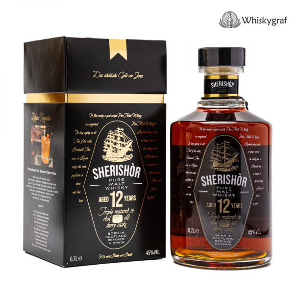Sherishòr aus Jerez Pure Malt Whisky 45% vol 0,7L