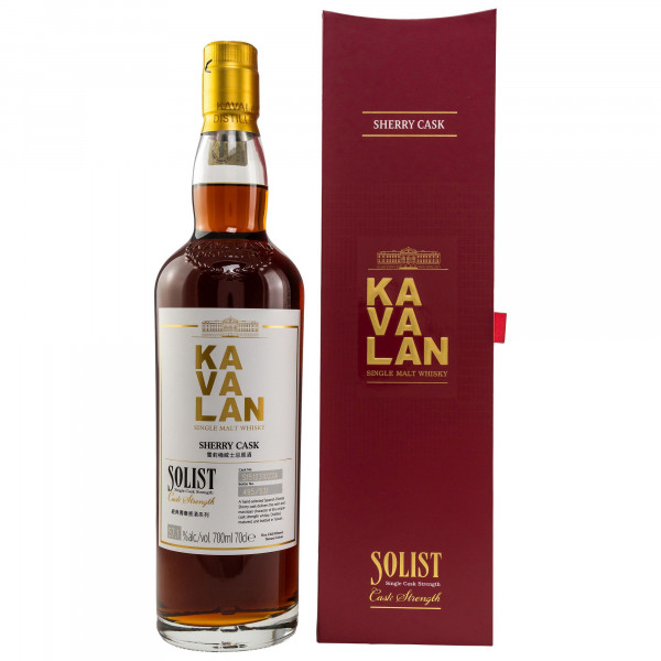 Kavalan Solist Sherry Cask Taiwan Whisky 57,1% vol 0,7 L