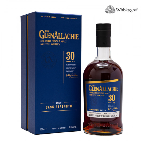 Glenallachie 30 Jahre Batch 4 Single Malt Scotch Whisky 49,1% vol 0,7L