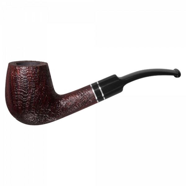 VAUEN Pfeife dunkelbraun Sandgestrahlt Basic 4300 5 Filter 9 mm Pipe Bruyère Holz