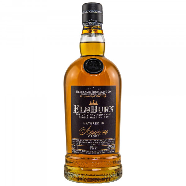 Elsburn Amarone Casks Batch 1 Single Malt Whisky 46% vol 0,7L