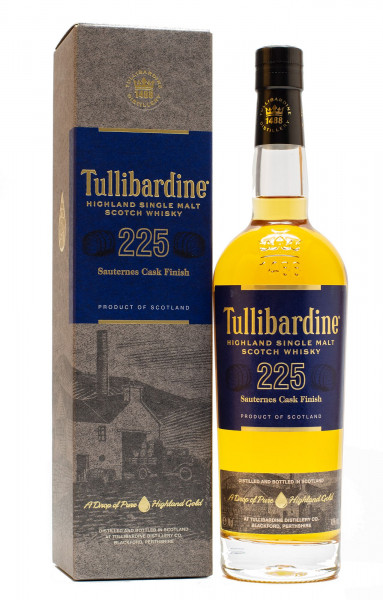 Tullibardine Sauternes Finish 225 Single Malt Scotch Whisky 43% vol 0,7 L