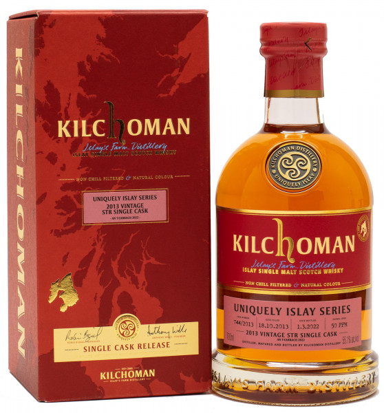 Kilchoman Uniquely Islay Series Vintage 2013 STR Cask #9/10 Single Malt Whisky 55,1% vol 0,7L