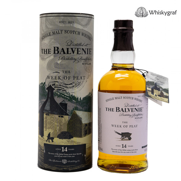 Balvenie 14 Jahre The Week of Peat Single Malt Scotch Whisky 48,3% vol 0,7L