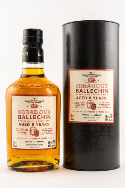 Edradour Ballechin 8 Jahre Cuvee Single Malt Scotch Whisky 46%vol 0,7 L