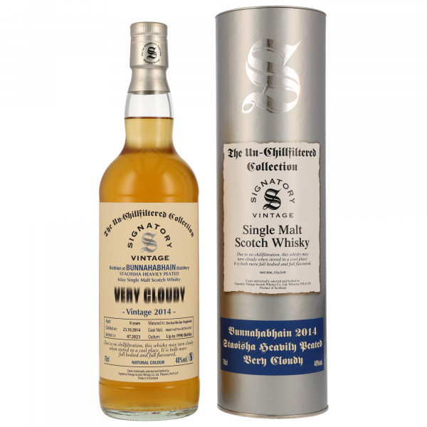 Bunnahabhain Very Cloudy 2014/2021 Signatory Single Malt Whisky 40% 0,7 L