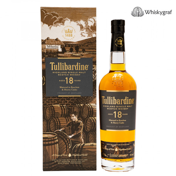 Tullibardine 18 Jahre Single Malt Scotch Whisky 43% vol 0,7 L