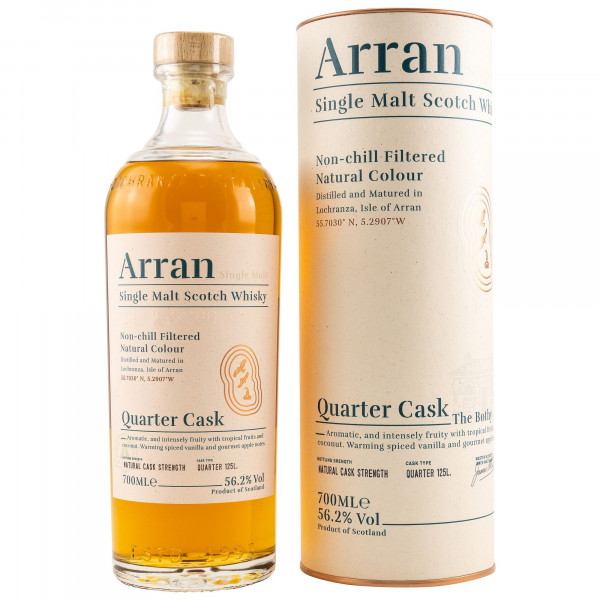 Arran Quarter Cask Single Malt Scotch Whisky 56,2% vol 0,7 L