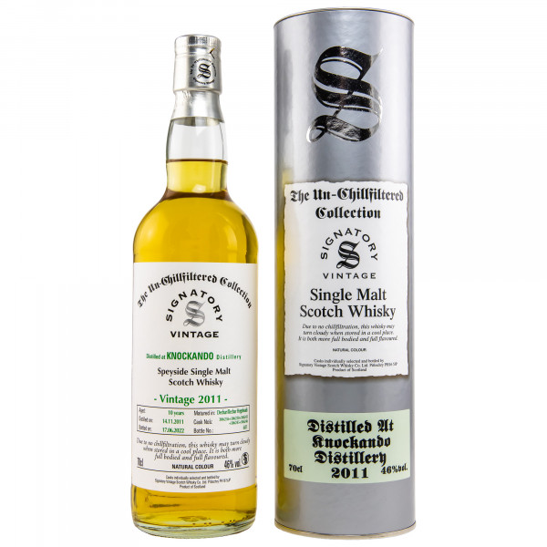 Knockando 2011/2022 Signatory Vintage Single Malt Whisky 46%vol 0,7L