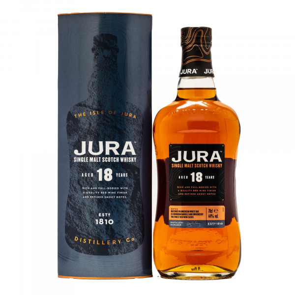 Jura 18 Jahre Single Malt Scotch Whisky 44% 0,7L