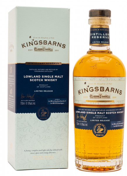 Kingsbarns "Distillery Reserve" 2021 Single Malt Scotch Whisky 61,8% 0,7L