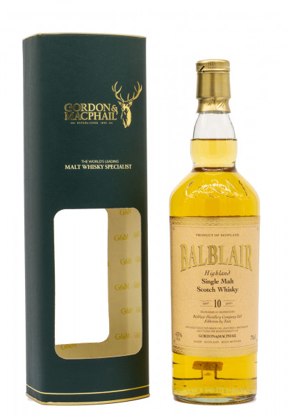 Balblair 10 Jahre Gordan & MacPhail Single Malt Scotch Whisky 43% vol 0,7 L