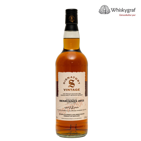 Benrinnes 2012/2025 100 Proof Signatory Vintage Single Malt Scotch Whisky 57,1% vol 0,7L