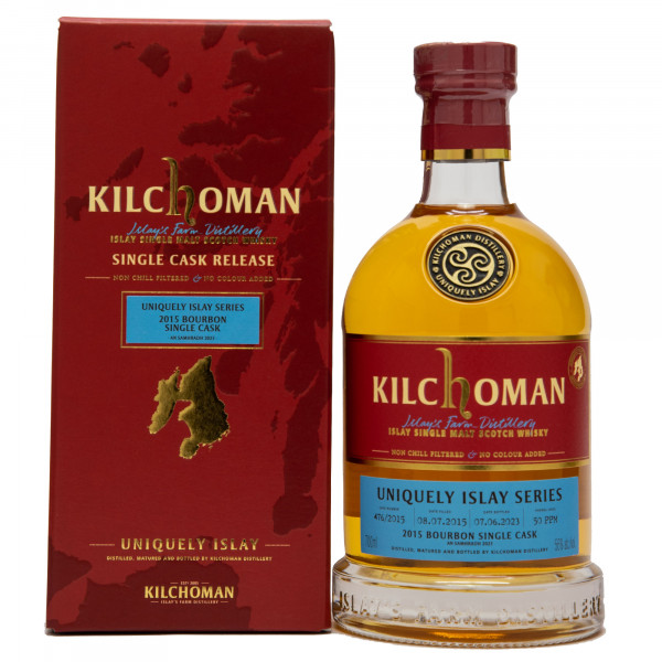 Kilchoman Uniquely Series Bourbon Single Cask Vintage 2015 Single Malt Scotch Whisky