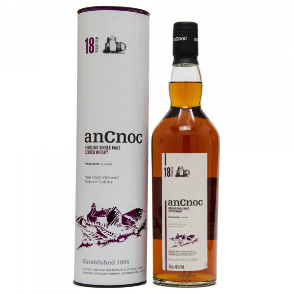 AnCnoc 18 Jahre Single Malt Scotch Whisky 46% vol 0,7 L