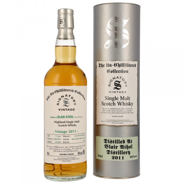 Blair Athol 2011/2023 Signatory Vintage Single Malt Whisky 46% 0,7L