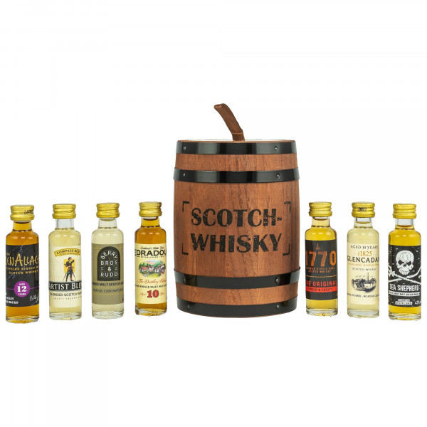Scotch Whisky Tastingfass 7x20ml Single Malt Scotch Whisky 44% vol